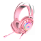 Гарнитура игровая проводная EH469 Pink
