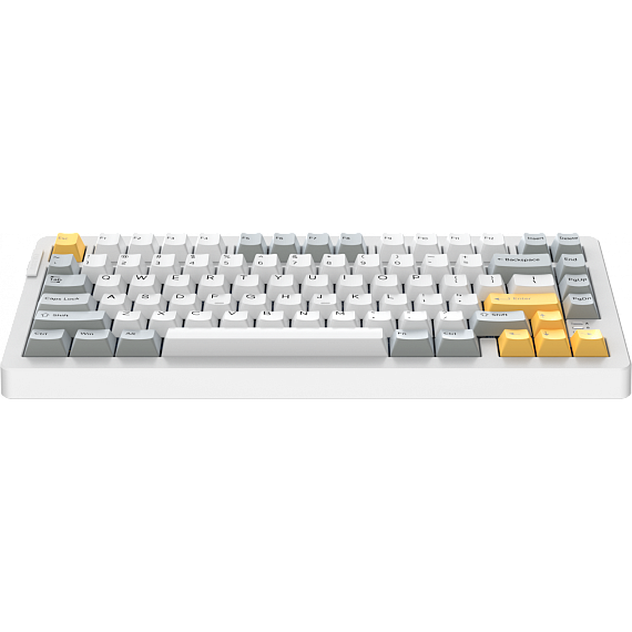Клавиатура механическая проводная Dareu A81 White-Yellow