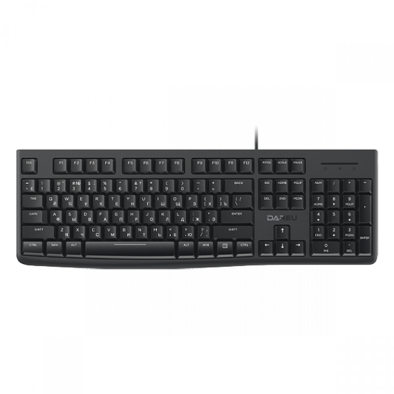 Комплект клавиатура+мышь Dareu MK185 Black, кабель 1,8 м